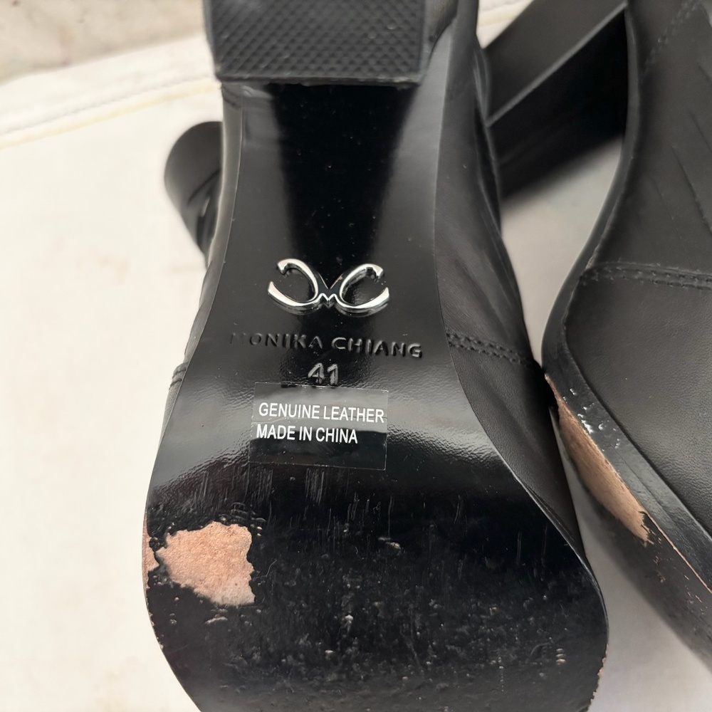 Monika Chiang Patton Moto Ankle Booties - Picture 8 of 8